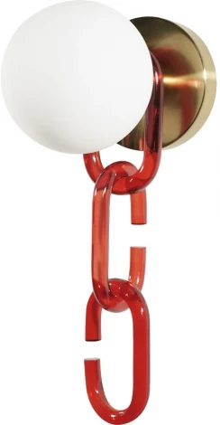Бра Loft It Chain 10128W Red (220V, подвески, шар)