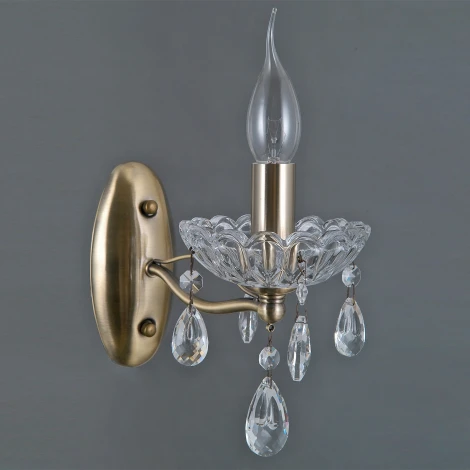 Бра ILLUMICO IL0265-1WSQ-24 AB CASTOR (220V, подвески, подсвечник, свеча)