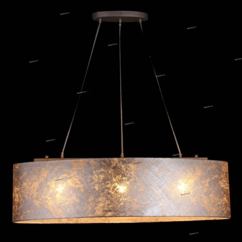 Люстра подвесная Natali Kovaltseva, 3 лампы, черный с серебром