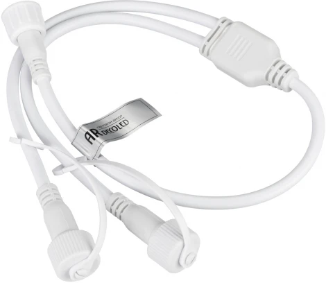 Коннектор питания ARD-CLASSIC-SYNC-RGB White (230V, 2 ports) (Закрытый)