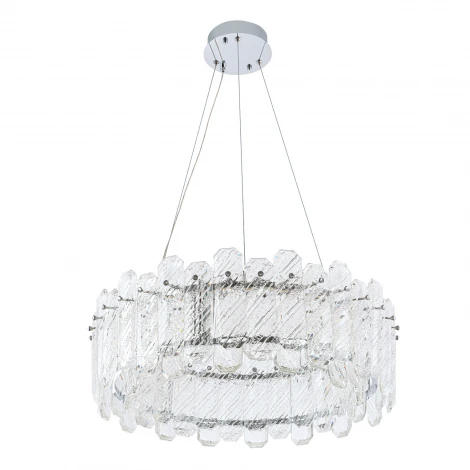 Подвесная люстра светодиодная хрустальная с регулировкой цветовой температуры Modelux MODELUX ML.350.600 CR