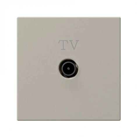 ТВ-розетка оконечная (сахара) Jasmart FD FD6001SH