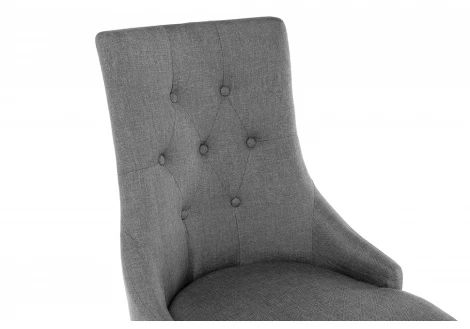 Обеденный стул Woodville Elegance dark walnut / fabric grey 11026