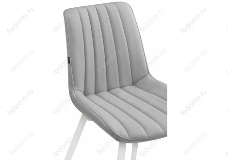 Стул на металлокаркасе Бриджеш velutto 52 / белый