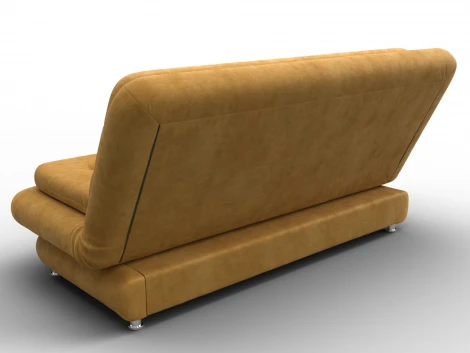 Диван-книжка Лига-123 (Металл,ЛДСП,Брус,Доска,Велюр/Желтый) Лига Диванов 137627