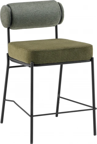 Стул полубарный Stool Group Ponpoun тёмно-серый бордо арт.УТ000040470