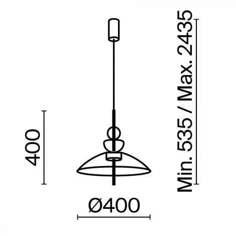 Подвесной светильник Maytoni Bangkok MOD185PL-L6B3K3 (LED, 220V, на проводе)