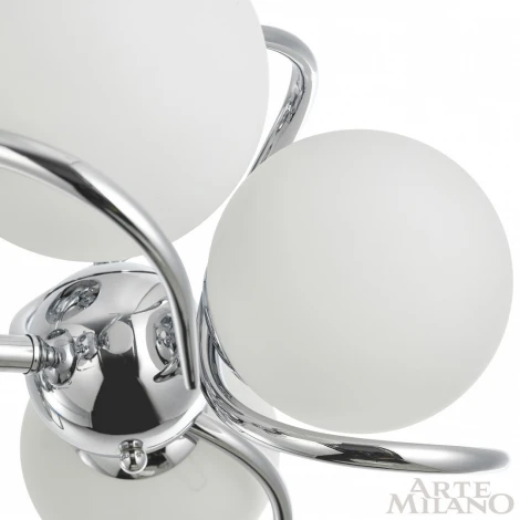 Потолочная люстра на штанге Arte Milano 271007/6C Ni (220V, шарики)