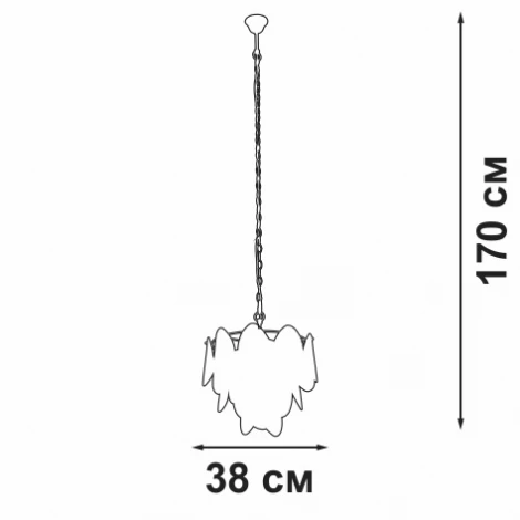 Подвесная люстра Vitaluce V5314-9/5