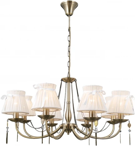 Подвесная люстра ILLUMICO IL0023-8PSQ-24 AB CASTOR (220V, на цепи)