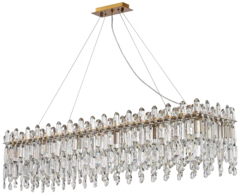 Подвесная большая люстра Legacy 2158/05/12PL (220V, хрусталь, на тросе)
