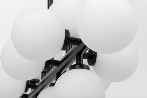 Потолочная люстра на штанге Lumina Deco Marsiada LDP 6033-16 BK