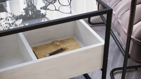 Стол журнальный Калифорния Кассо СЖ01 Выбеленное дерево 8008481205