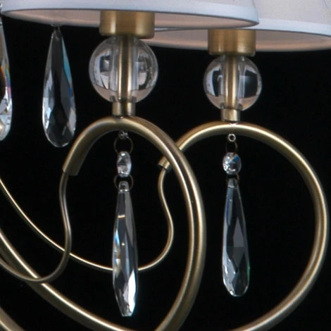 Подвесная люстра ILLUMICO IL0193-5PSQ-24 AB CASTOR (220V, на цепи)