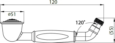 Душевая лейка Cezares Retro CZR-DEF2-03-Bi золото