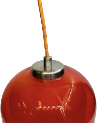 Подвесной светильник 33 ИДЕИ PND.105.01.05.032.NI-S.26.OR-S.27.WH (220V, на проводе, круглые)