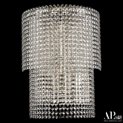 Бра светодиодное APL LED Sicilia SH500.B4.35-45.A.Ni.4000 (220V, хрусталь)