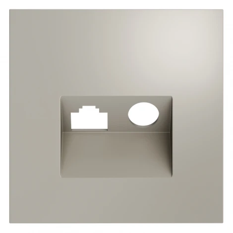 Накладка для розетки TV+RJ45 Voltum S70 VLS002703 (кашемир)