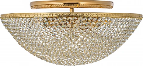 Потолочная люстра буше Arti Lampadari Stella LE 1.2.50.501 G (220V, хрусталь, пульт управления)