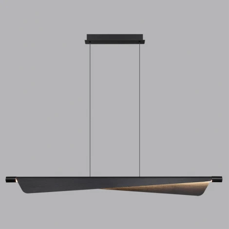 Подвесной светильник Odeon Light Linea 7017/24LA c сенсорн. выкл (диммер яркости) металл/акрил черн. брашинг 24W 3000K 220V (LED, на проводе)