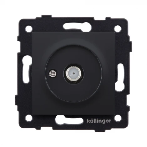 Розетка спутниковая SAT черный матовый Kollinger REA-020BM для Aspekt, Eleganz, Reflex