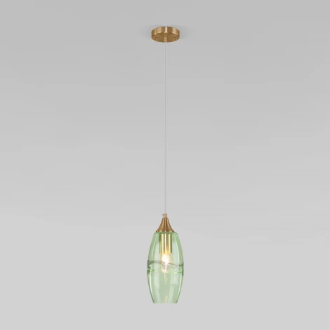 Умный подвесной светильник Eurosvet Lotus 50222/1 зеленый (220V, на проводе)