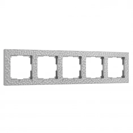 Рамка на 5 постов Hammer (серебряный) Werkel W0052406 (a052530)