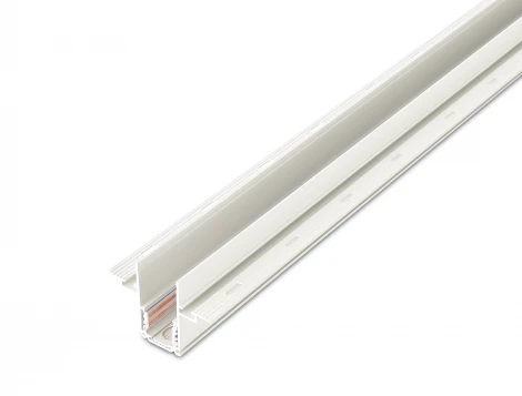 Шинопровод под гипсокартон 48V низковольтный встраиваемый 2,5 м белый Donolux SPACE-Track system DLT2512InW