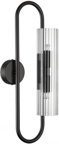 Бра Lumion Toronto 6561/2W черный/прозрачный/металл/стекло G9 2*20W 220V
