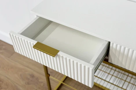 Обувница Классная 1 Mebelson (ЛДСП,Металл/Светлое дерево,Белый,Золотой) арт.172188,3326