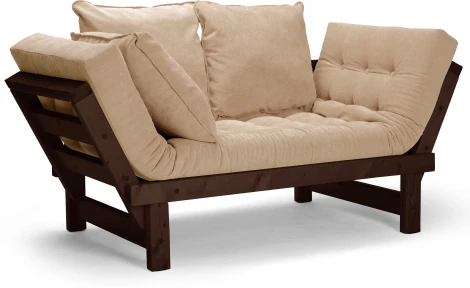 Кушетка Arsko Свен венге бежевый вельвет