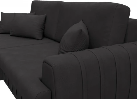 Диван угловой Лига-057 НПБ угол левый Лига Диванов (Замша) арт.129284L