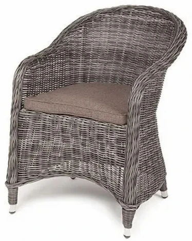 "Равенна" плетеное кресло из искусственного ротанга, цвет графит 4SIS арт.УТ-00001084