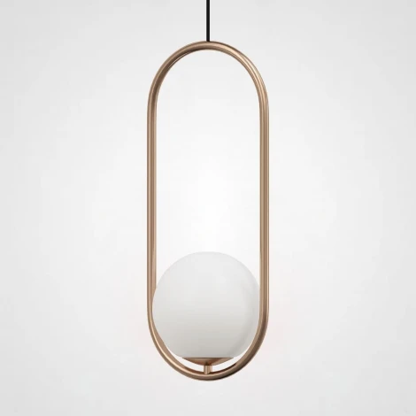 Подвесной светильник Matthew Mccormick Hoop 50 Бронза Mila Pendant ImperiumLoft 181904-22 (181904-22) (220V, на проводе, шар)