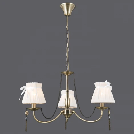 Подвесная люстра ILLUMICO IL0023-3PSQ-24 AB CASTOR (220V, на цепи)