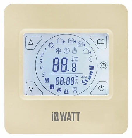 Программируемый терморегулятор IQWatt THERMOSTAT TS (слоновая кость)