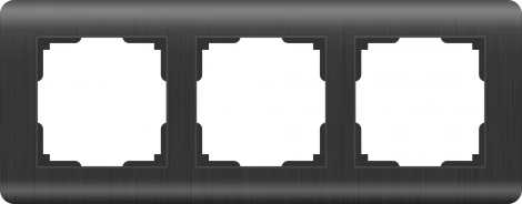 Рамка на 3 поста Stream (графит) Werkel W0032104 (a051268)