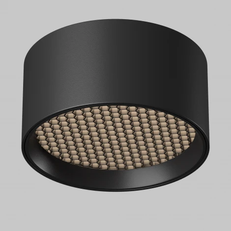 Накладной потолочный светильник влагостойкий LED Maytoni Glare C122CL-L7-4K-B (220V, круглые)