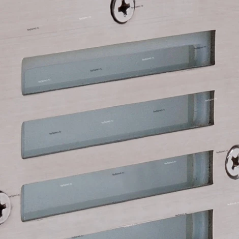 Светильник уличный встраиваемый в стену светодиодный Horoz Akik, 1 лампа, никель с белым