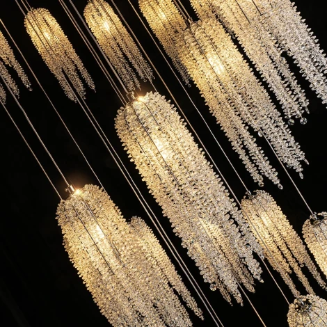 Подвесная люстра хрустальная Modelux MODELUX ML.6688.25 CR