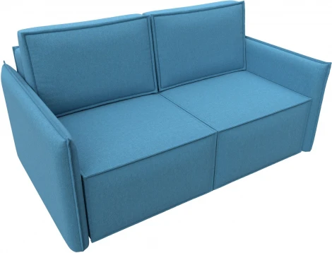 Диван прямой Либерти мини (Голубой/Рогожка) Лига Диванов арт.121915