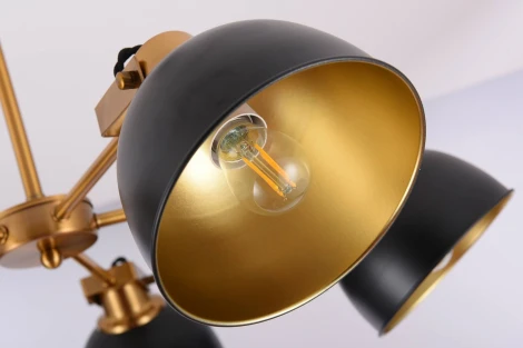 Потолочная люстра Lumina Deco Belmonti LDP D017-5 BK