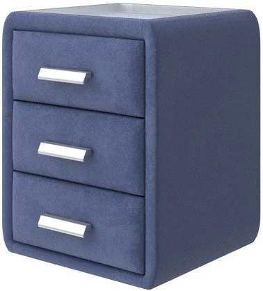 PROxSON Тумба Soft Mebel (Ткань: Велюр Casa Сапфировый) 51x48