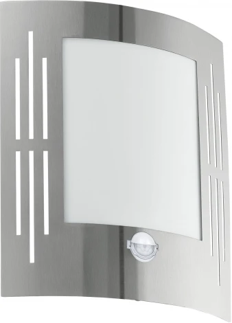 Настенный светильник уличный Eglo City 88144 (220V, датчик движения, IP44)