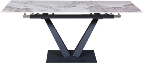 Стол раскладной Top Concept Малибу (120+30+30), керамика глянцевая Pandora