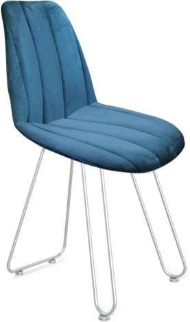 Стул SHT-ST29-С1/S106 морская глубина глубина/хром лак Sheffilton 3493499401