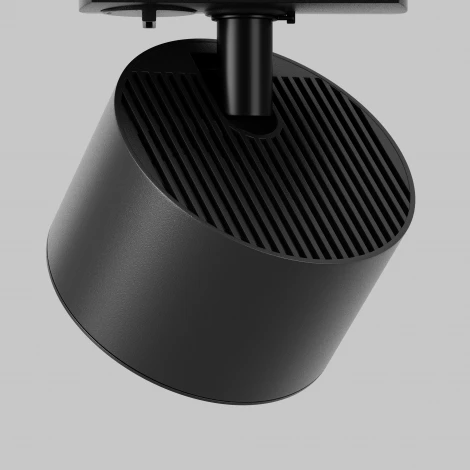 Трековый светильник однофазный, 12W 220V Maytoni Glare TR225-1-GX53-B (круглые)