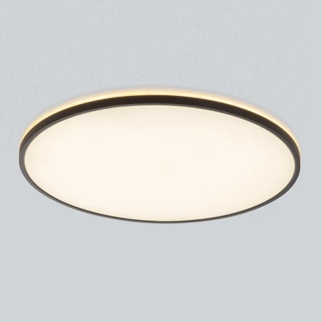 Настенно-потолочный светильник круглый светодиодный с подсветкой Citilux Norma CL748601 (220V, круглые, IP40)