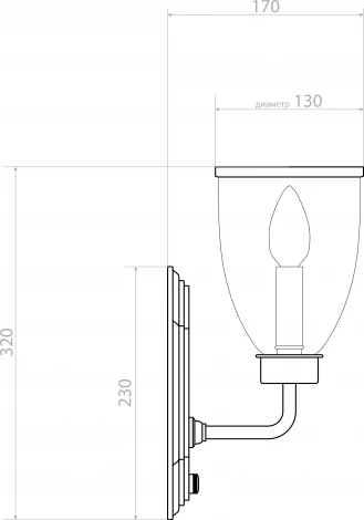 Бра Covali WL-30378 (220V)