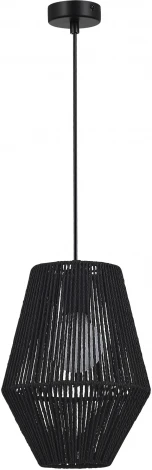 Подвесной светильник Evoluce Ettan SLE6025-413-01 черный/черный E27 1*40W (220V, на проводе, круглые)